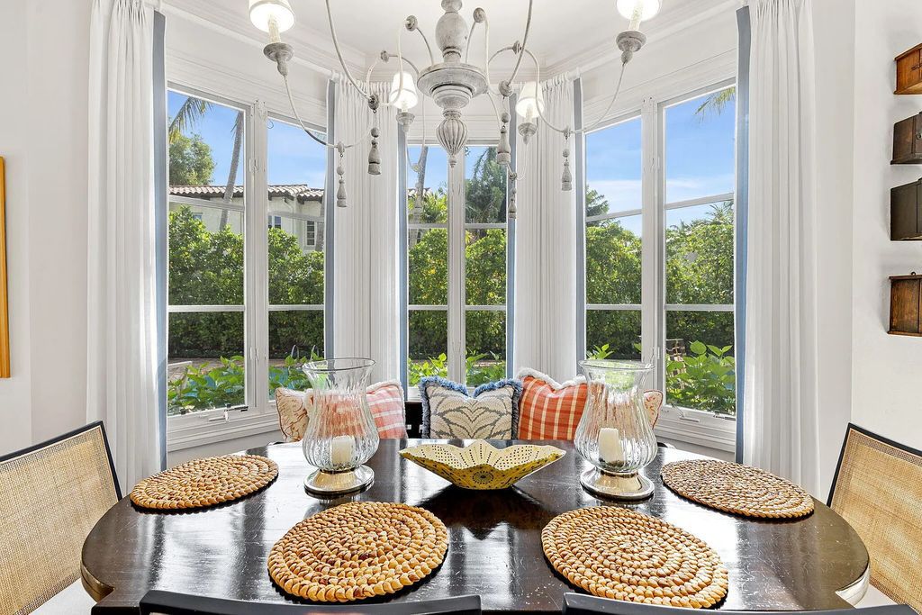 Experience luxury living at its finest in Palm Beach, Florida with this stunning Mediterranean estate on 224 Barton Avenue. The fully furnished home features 4 bedrooms, 5 bathrooms, and over 6,387 sqft of living space, complete with a custom gourmet kitchen and butler's pantry.