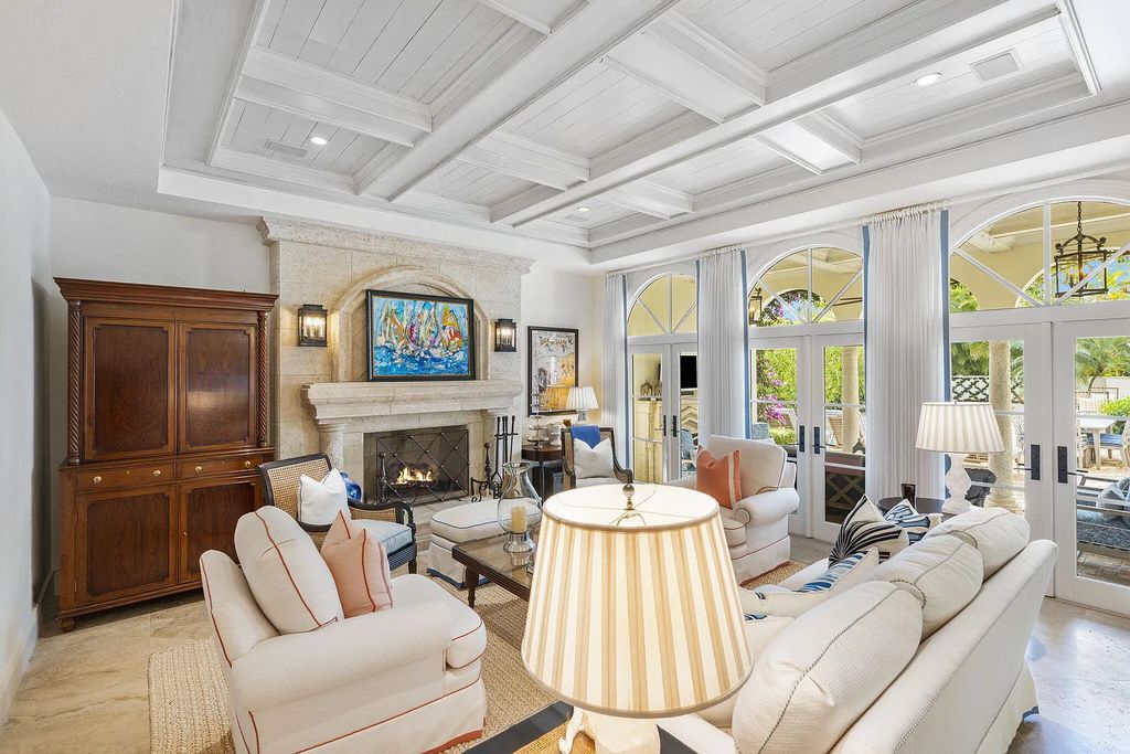 Experience luxury living at its finest in Palm Beach, Florida with this stunning Mediterranean estate on 224 Barton Avenue. The fully furnished home features 4 bedrooms, 5 bathrooms, and over 6,387 sqft of living space, complete with a custom gourmet kitchen and butler's pantry.