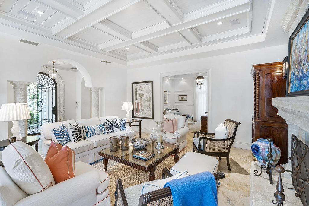 Experience luxury living at its finest in Palm Beach, Florida with this stunning Mediterranean estate on 224 Barton Avenue. The fully furnished home features 4 bedrooms, 5 bathrooms, and over 6,387 sqft of living space, complete with a custom gourmet kitchen and butler's pantry.