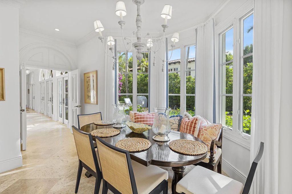 Experience luxury living at its finest in Palm Beach, Florida with this stunning Mediterranean estate on 224 Barton Avenue. The fully furnished home features 4 bedrooms, 5 bathrooms, and over 6,387 sqft of living space, complete with a custom gourmet kitchen and butler's pantry.