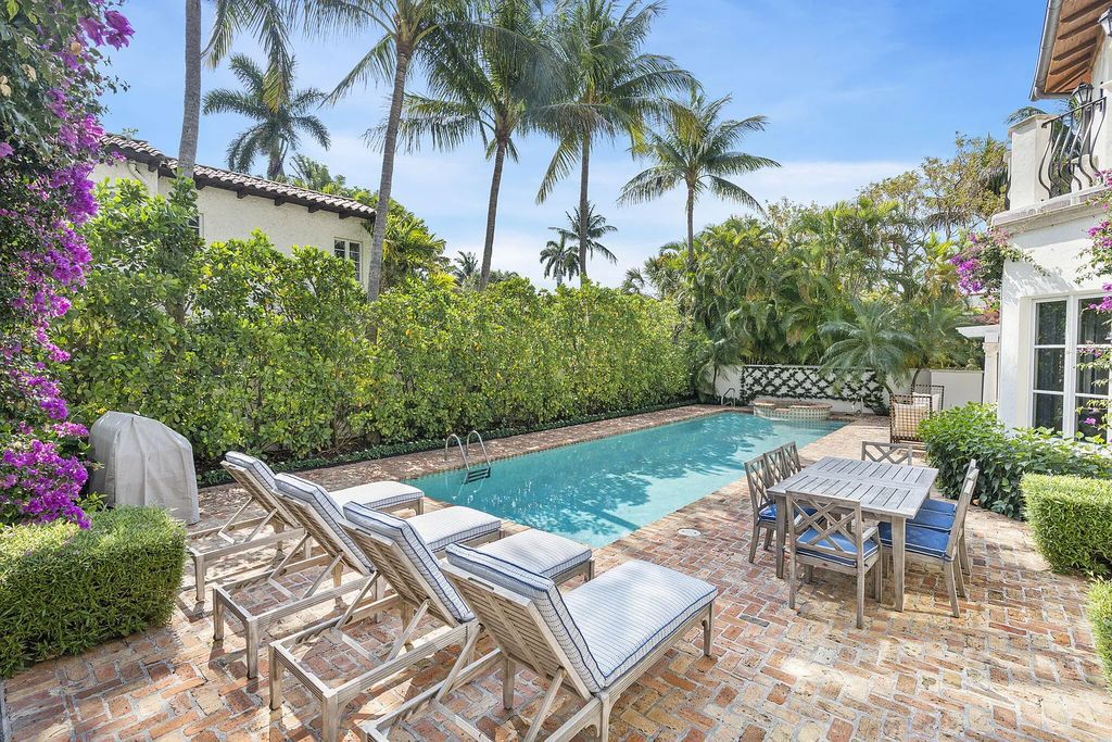 Experience luxury living at its finest in Palm Beach, Florida with this stunning Mediterranean estate on 224 Barton Avenue. The fully furnished home features 4 bedrooms, 5 bathrooms, and over 6,387 sqft of living space, complete with a custom gourmet kitchen and butler's pantry.