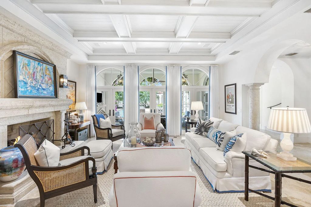 Experience luxury living at its finest in Palm Beach, Florida with this stunning Mediterranean estate on 224 Barton Avenue. The fully furnished home features 4 bedrooms, 5 bathrooms, and over 6,387 sqft of living space, complete with a custom gourmet kitchen and butler's pantry.