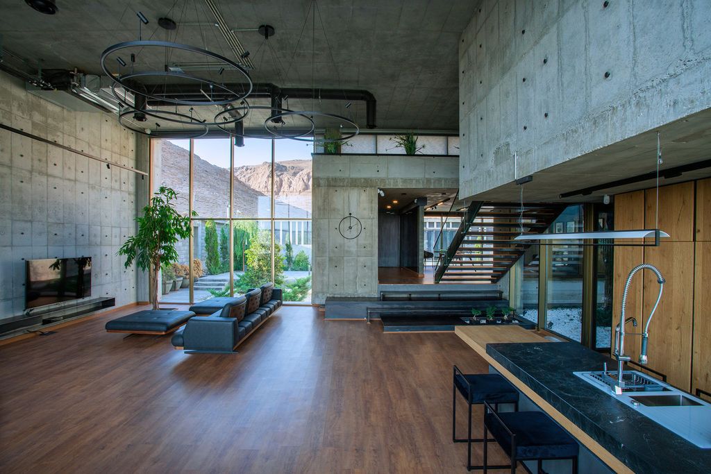 Bagh Shahr Villa, Prominent Home on Slope in Iran by Experience Studio
