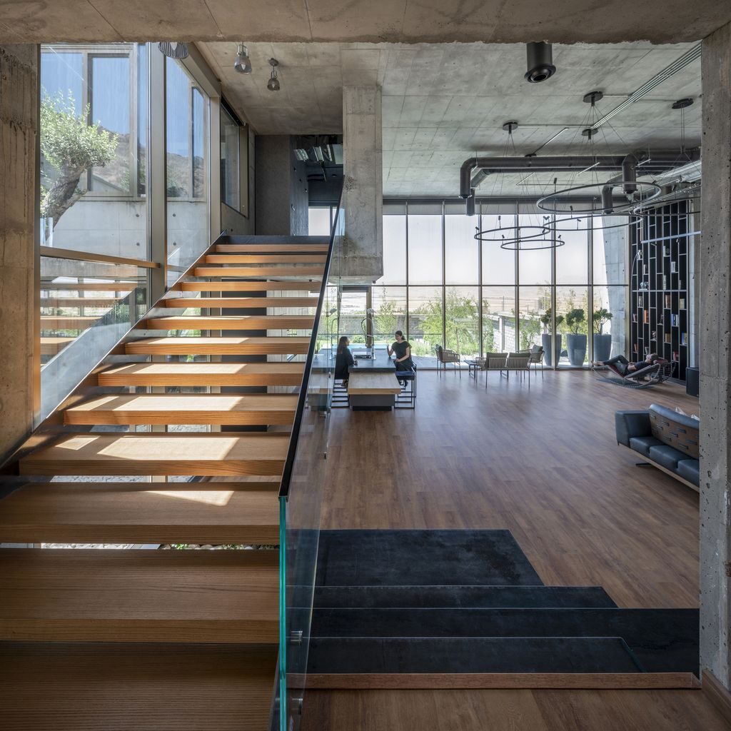 Bagh Shahr Villa, Prominent Home on Slope in Iran by Experience Studio