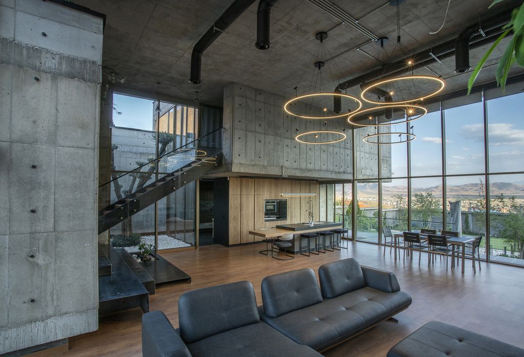 Bagh Shahr Villa, Prominent Home on Slope in Iran by Experience Studio