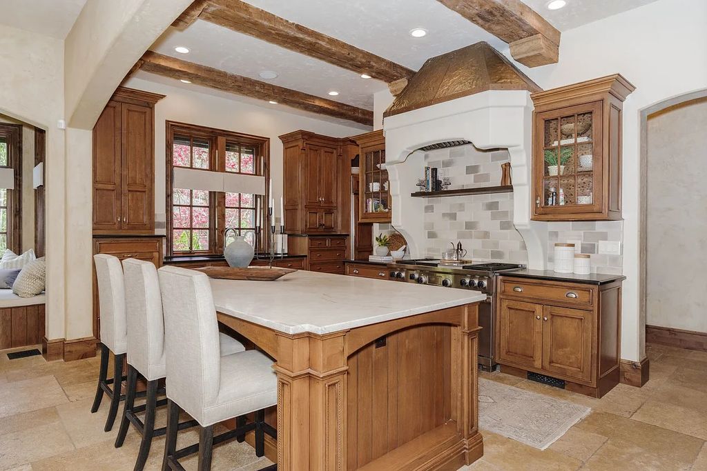 Breathtaking Story Stone Home with Exceptional Landscaping in Bloomington, IL - Priced at $2.249M