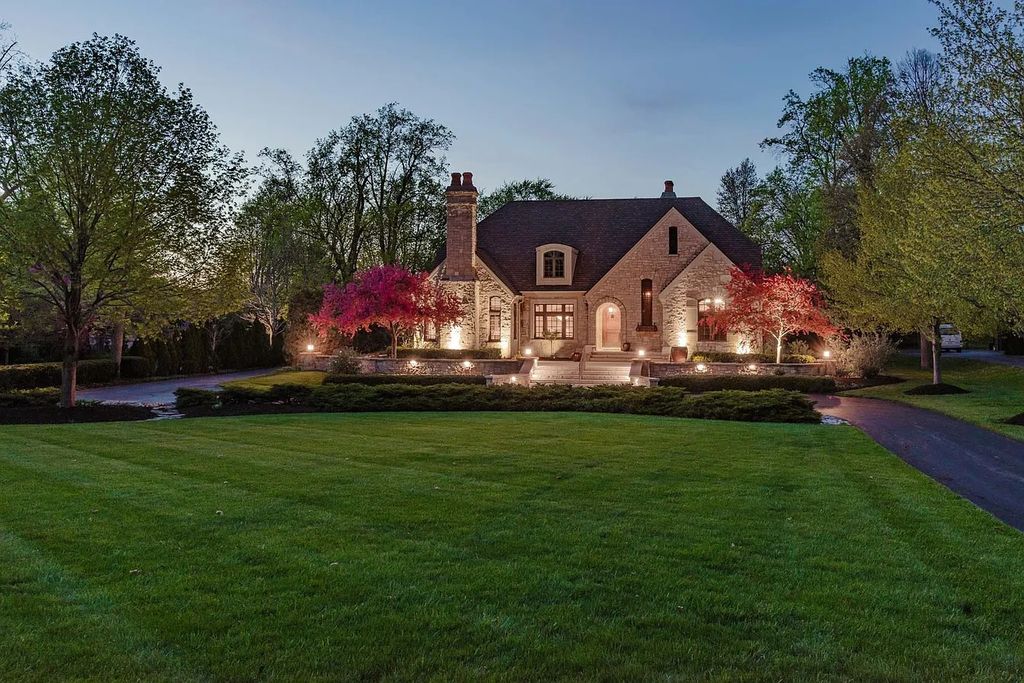 Breathtaking Story Stone Home with Exceptional Landscaping in Bloomington, IL - Priced at $2.249M