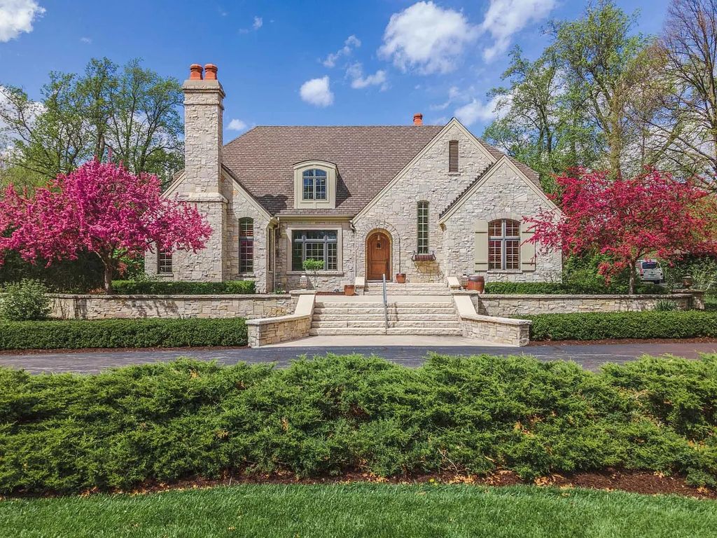 Breathtaking Story Stone Home with Exceptional Landscaping in Bloomington, IL - Priced at $2.249M