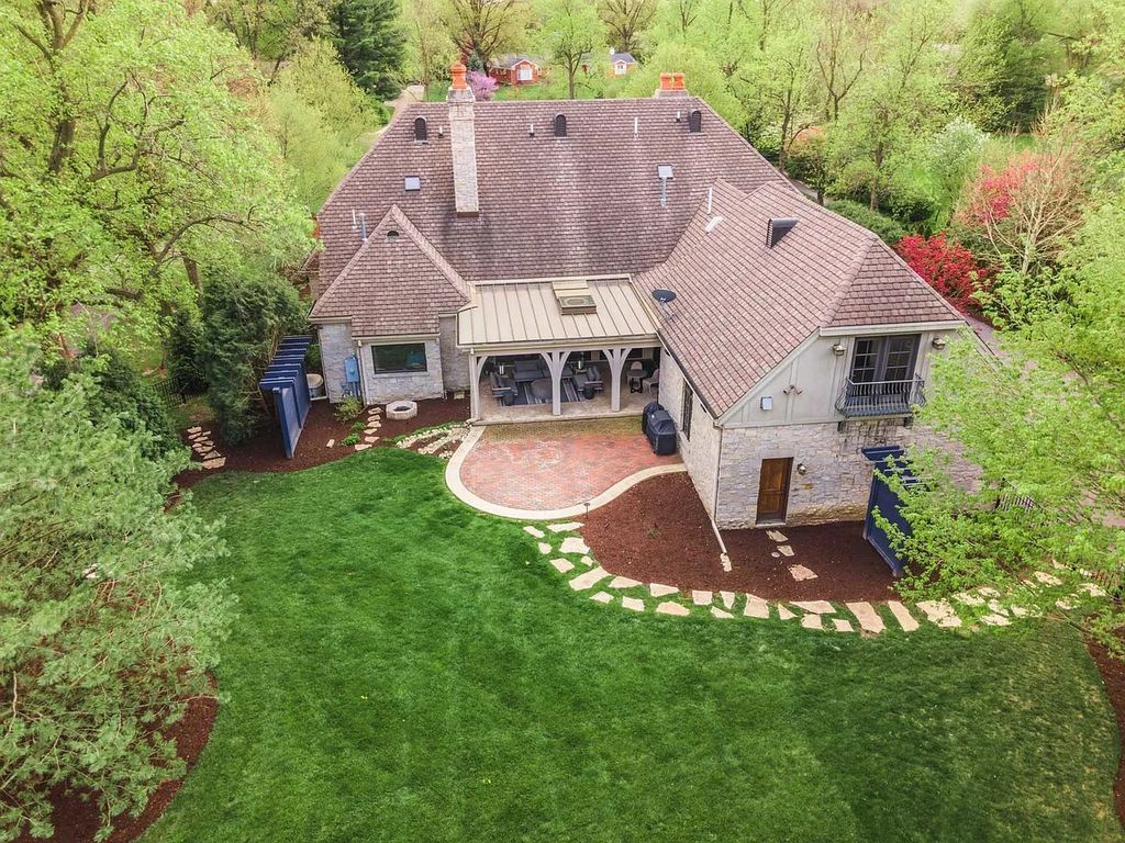 Breathtaking Story Stone Home with Exceptional Landscaping in Bloomington, IL - Priced at $2.249M