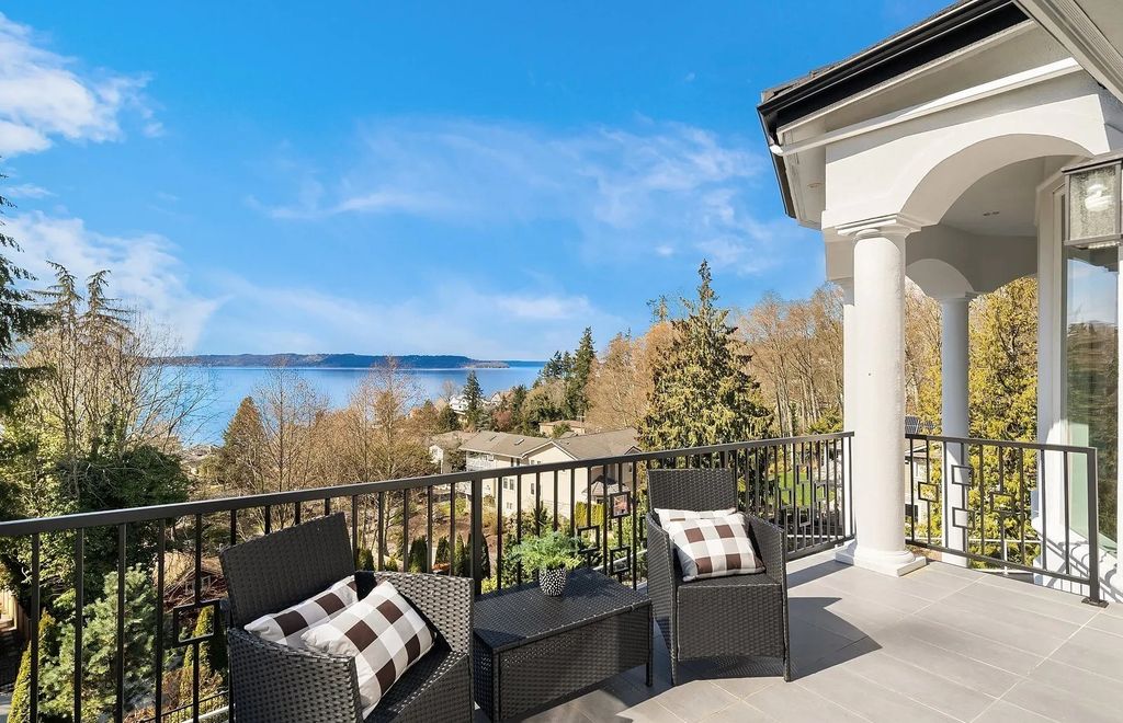 Exceptional Des Moines, WA Residence: A Private Oasis with Stunning Views, Timeless Style, and a Price of $2.995M