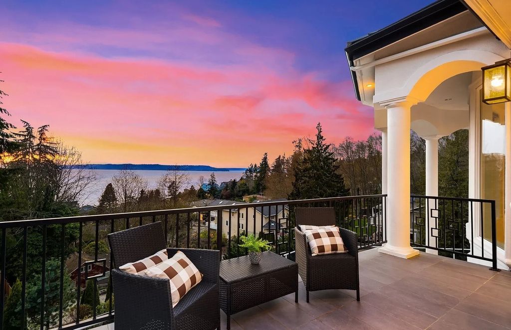 Exceptional Des Moines, WA Residence: A Private Oasis with Stunning Views, Timeless Style, and a Price of $2.995M
