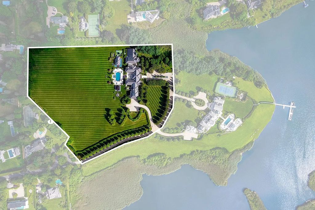 Exquisite Resort-like Estate with Unbeatable Bay Views in Water Mill, NY Now Available at $59.5M