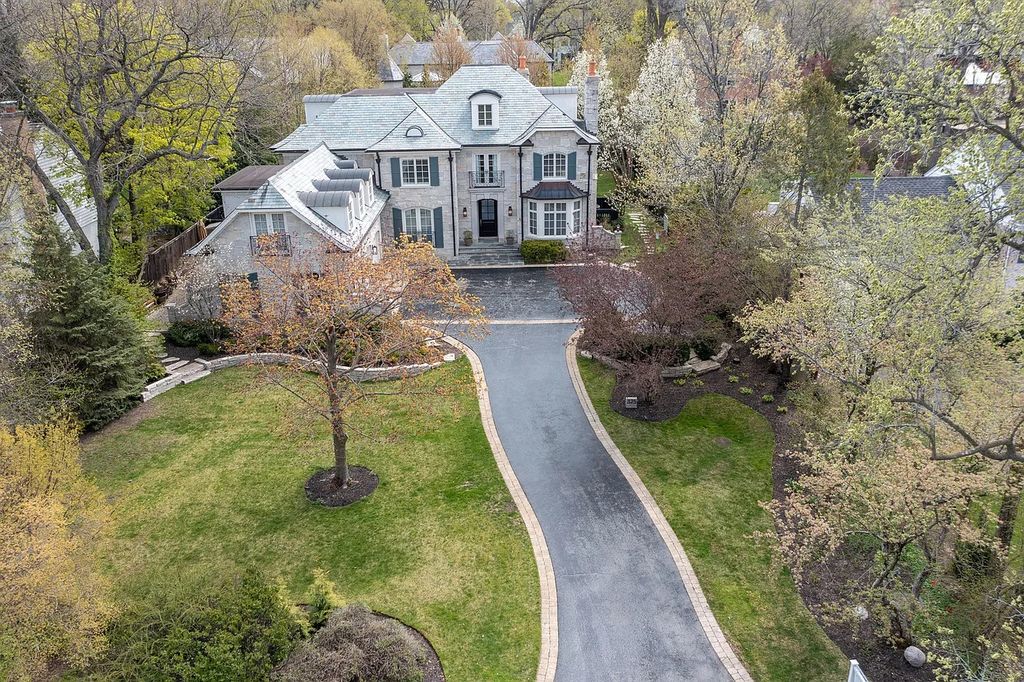 Impeccable Design, Exceptional Attention to Detail: Custom Stone Retreat in Winnetka, IL Lists for $3.95M
