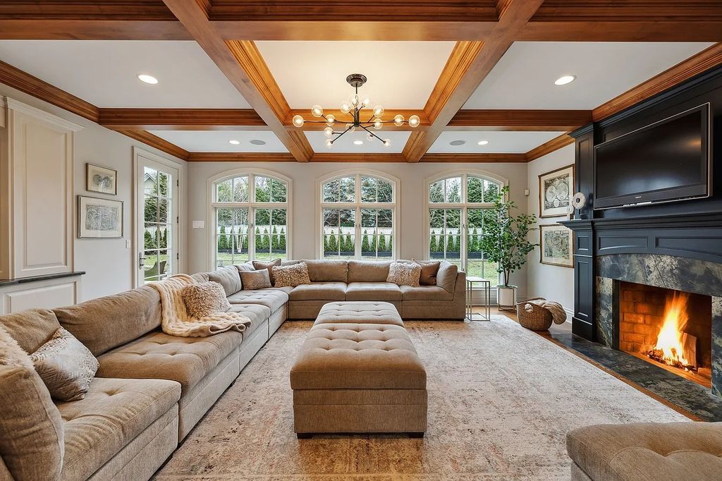 Impeccable Design, Exceptional Attention to Detail: Custom Stone Retreat in Winnetka, IL Lists for $3.95M