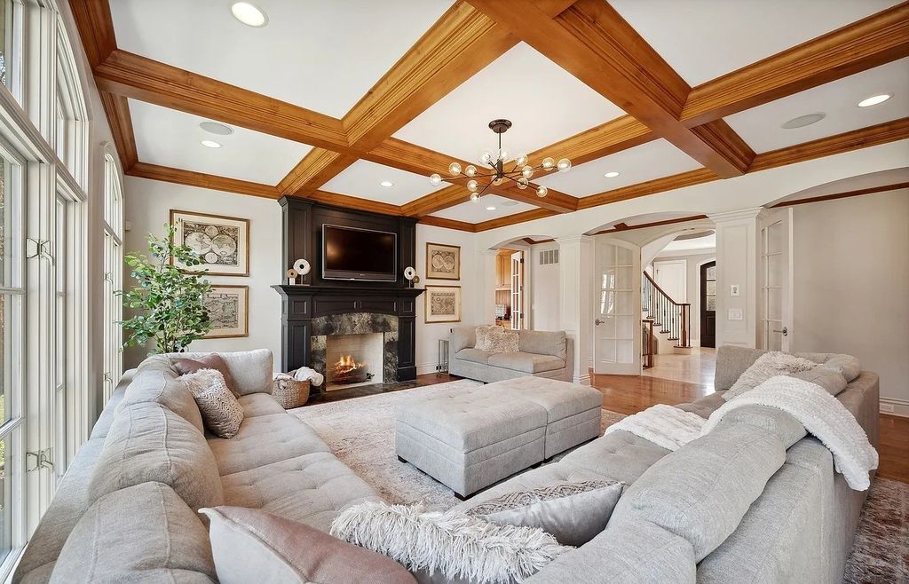 Impeccable Design, Exceptional Attention to Detail: Custom Stone Retreat in Winnetka, IL Lists for $3.95M