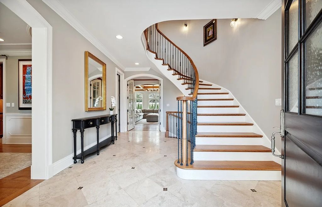 Impeccable Design, Exceptional Attention to Detail: Custom Stone Retreat in Winnetka, IL Lists for $3.95M