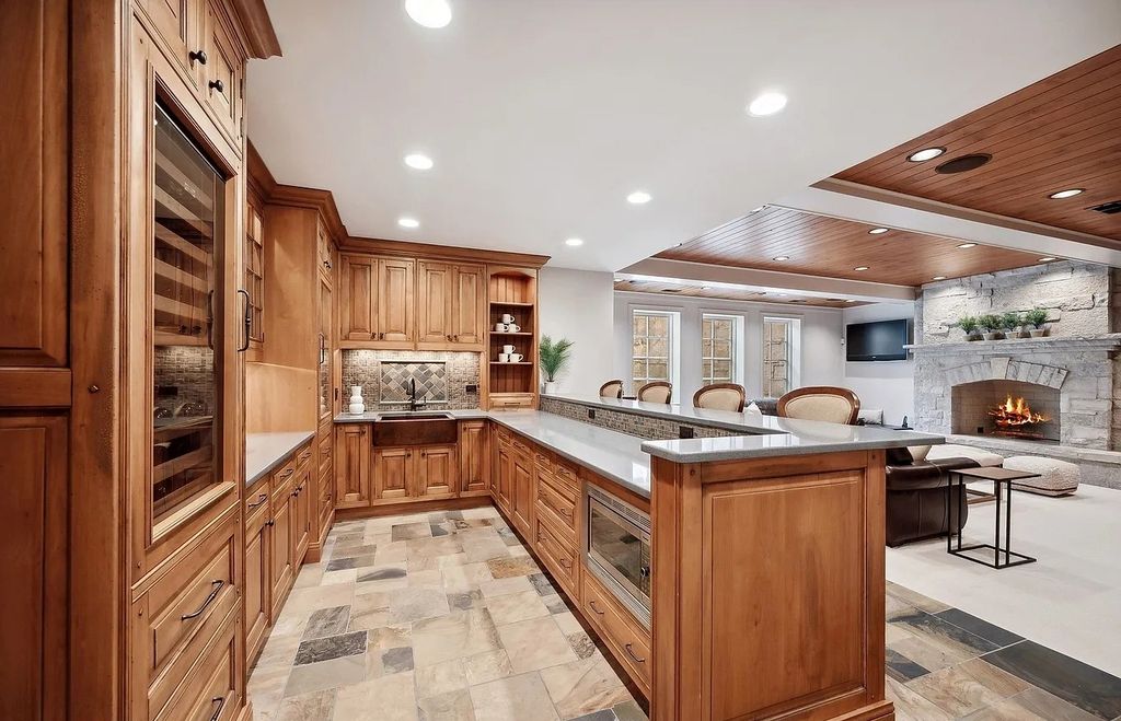 Impeccable Design, Exceptional Attention to Detail: Custom Stone Retreat in Winnetka, IL Lists for $3.95M
