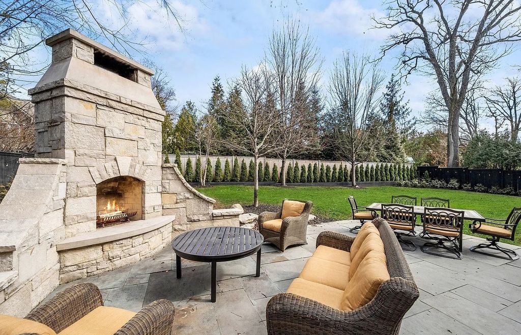 Impeccable Design, Exceptional Attention to Detail: Custom Stone Retreat in Winnetka, IL Lists for $3.95M