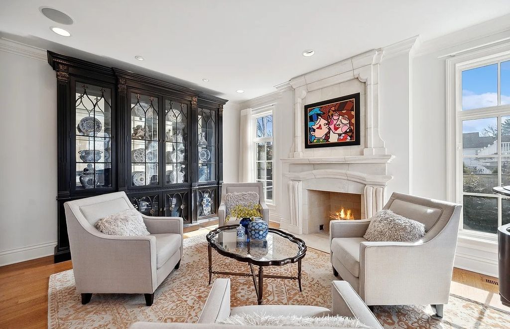 Impeccable Design, Exceptional Attention to Detail: Custom Stone Retreat in Winnetka, IL Lists for $3.95M