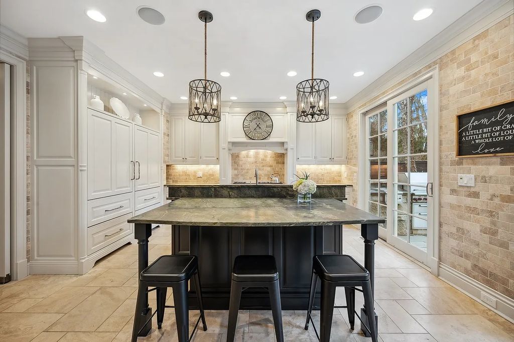 Impeccable Design, Exceptional Attention to Detail: Custom Stone Retreat in Winnetka, IL Lists for $3.95M