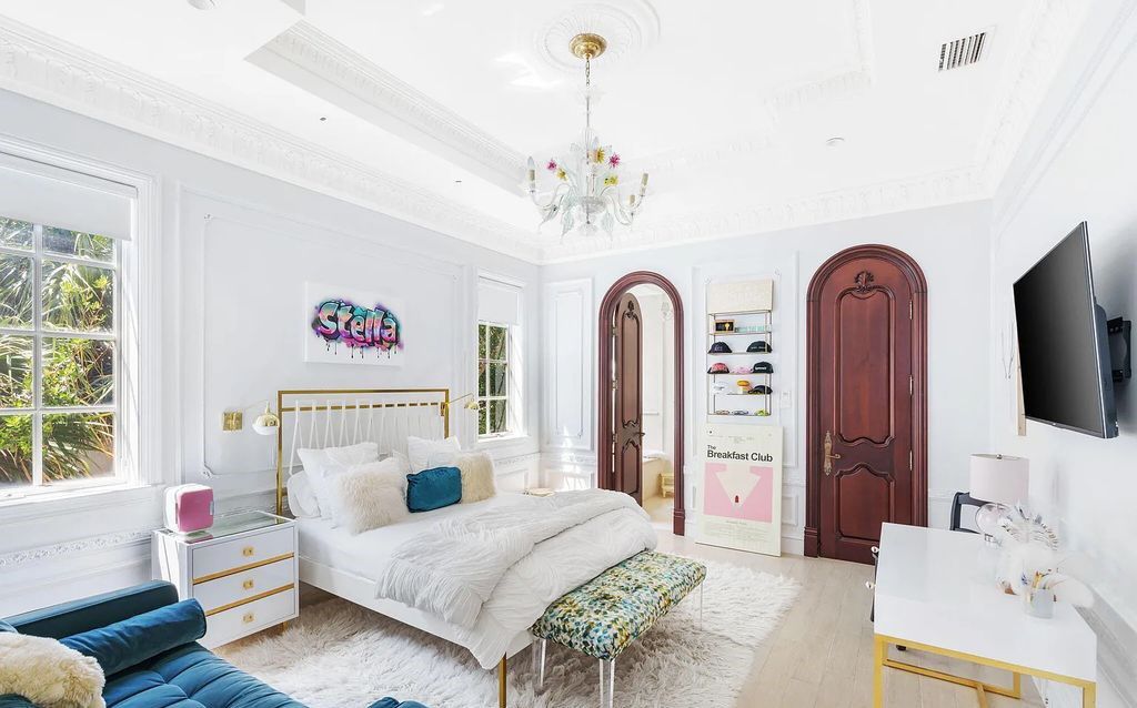Located at 2325 S Ocean Boulevard in Delray Beach, Florida, this custom-built estate is a one-of-a-kind property. Boasting 9 bedrooms, 13.7 bathrooms, and stunning ocean views, it offers a range of luxurious features, including intricate marblework, artisan millwork, and custom finishes.