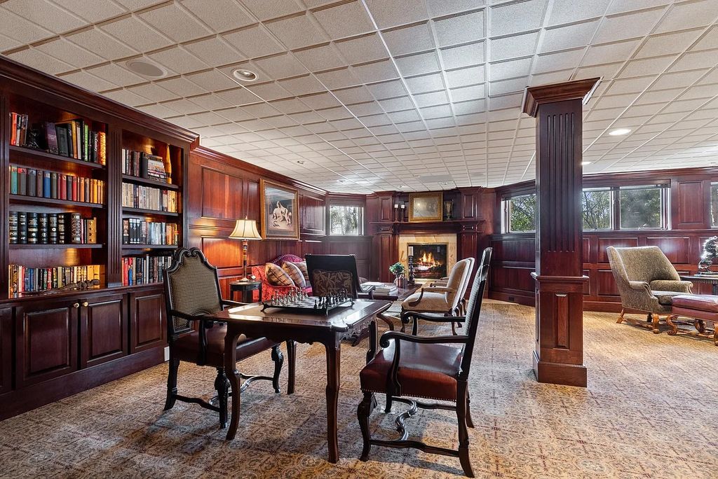 Magnificent $3.579M Residence in North Barrington, IL Offers Enchanting Entertainment Spaces and a Peaceful Sanctuary for Relaxation