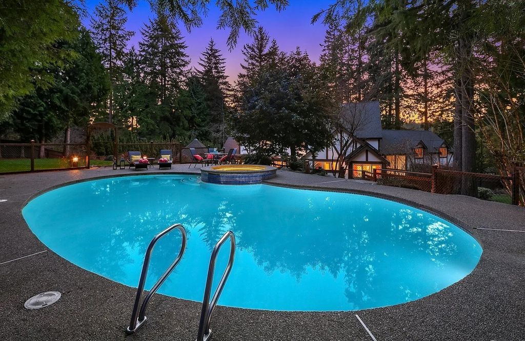 Magnificent Tudor-Style Estate in Bellevue, WA with Stunning Architecture Features, and Quality Craftsmanship Listed at $4.2M