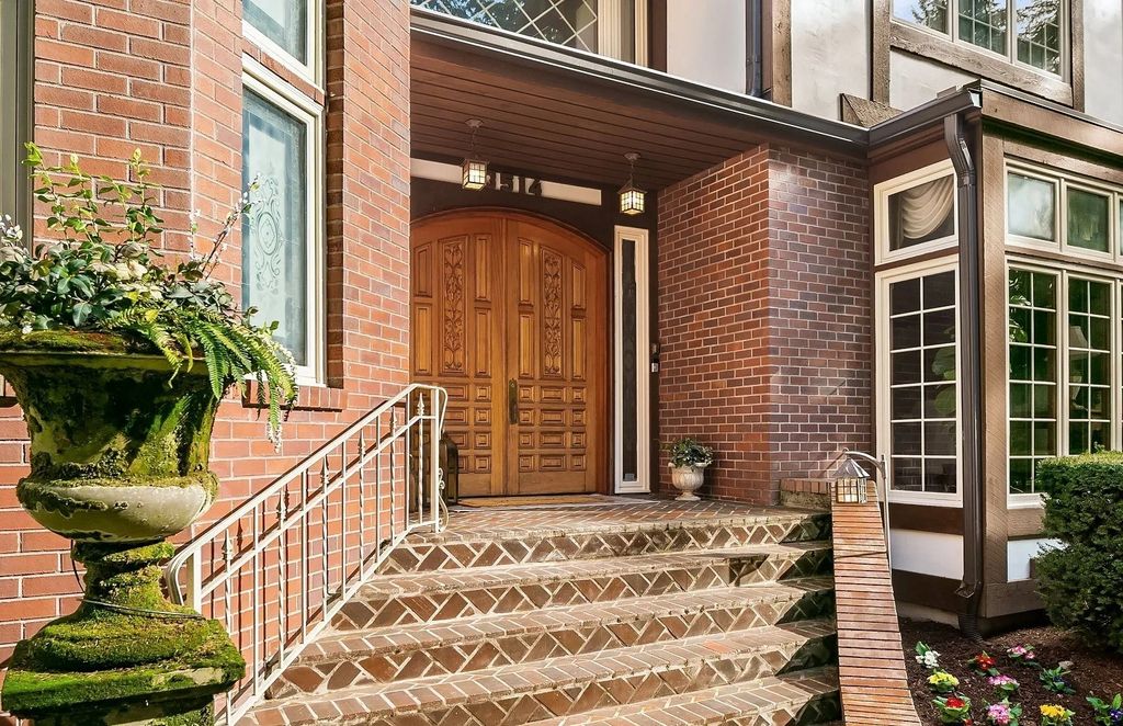 Magnificent Tudor-Style Estate in Bellevue, WA with Stunning Architecture Features, and Quality Craftsmanship Listed at $4.2M