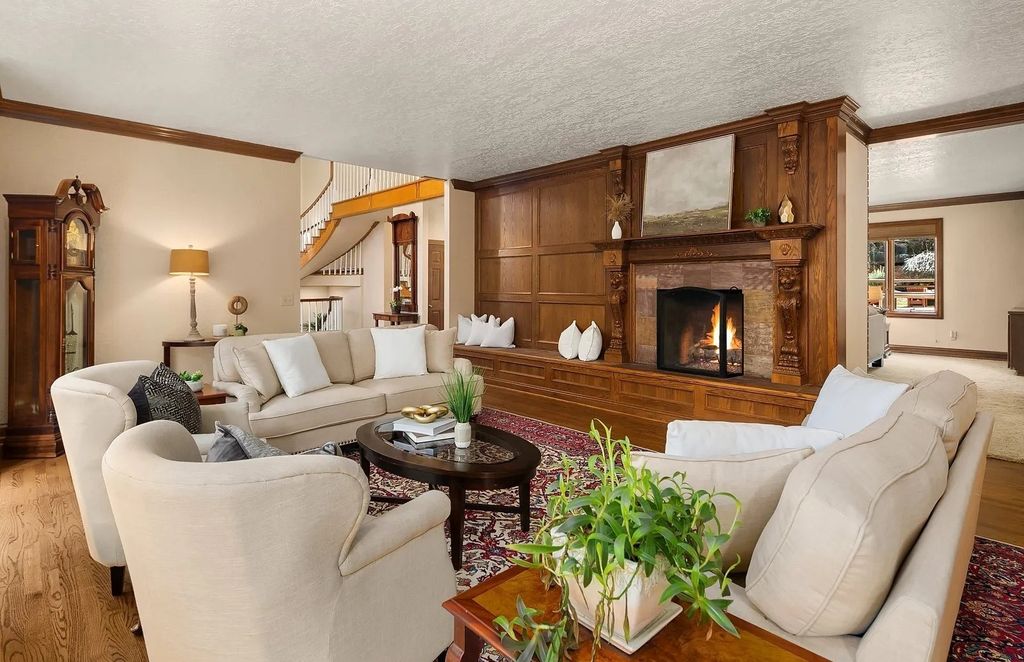 Magnificent Tudor-Style Estate in Bellevue, WA with Stunning Architecture Features, and Quality Craftsmanship Listed at $4.2M