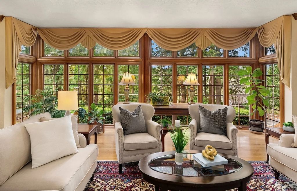 Magnificent Tudor-Style Estate in Bellevue, WA with Stunning Architecture Features, and Quality Craftsmanship Listed at $4.2M