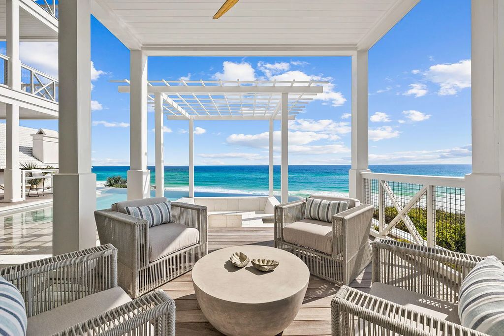 Discover an extraordinary legacy estate in 8364 E County Highway 30a, Inlet Beach, Florida featuring 9 bedrooms, 10 baths, and 7,966 sqft of living space with impeccable coastal design by Allison Ramsey and interiors by Erika Powell at Urban Grace Design.