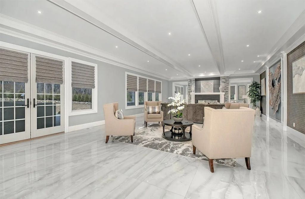 Mannetto Hill Manor! Magnificent Luxury Estate   in Huntington, NY for Sale at $5.971M, Overflowing with Elegant Amenities