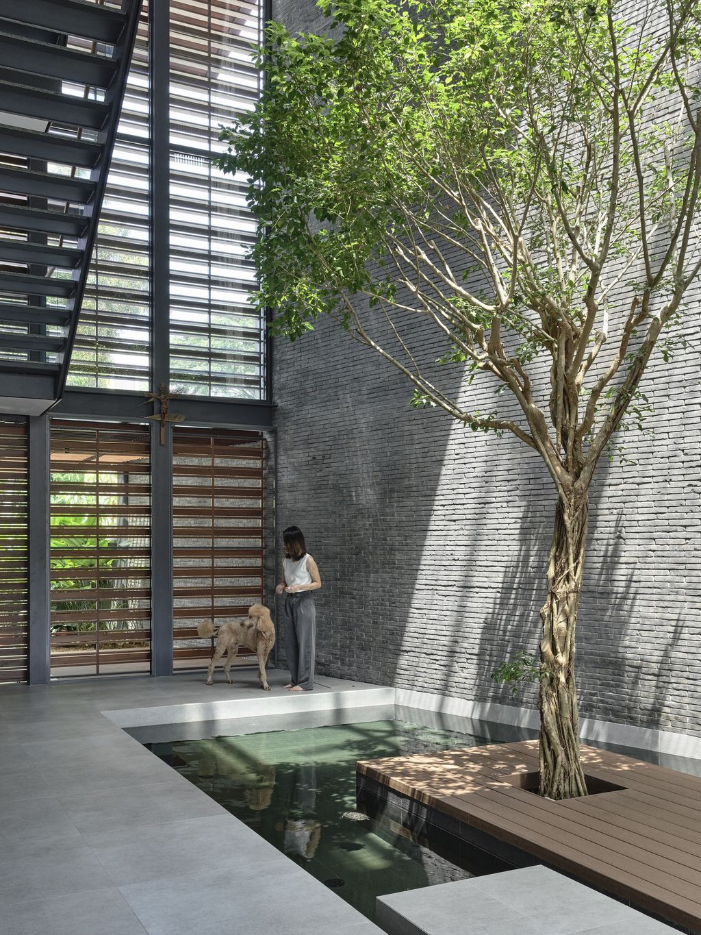 Outside In House, seamlessly integrates with nature by HYLA Architects