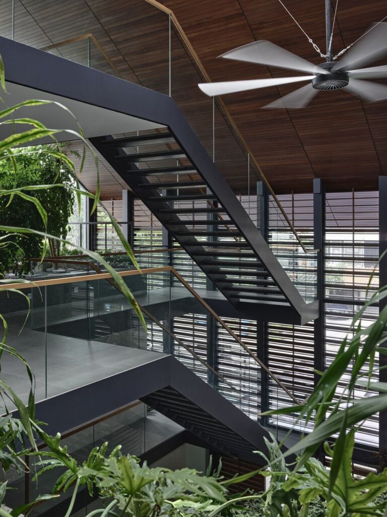 Outside In House seamlessly integrates with nature by HYLA Architects 13