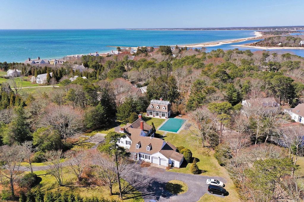 Private Compound with Manicured Lawns and Trees in Osterville, MA On the Market for $4.395M