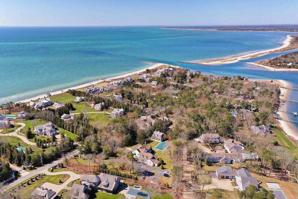 Private Compound with Manicured Lawns and Trees in Osterville, MA On the Market for $4.395M