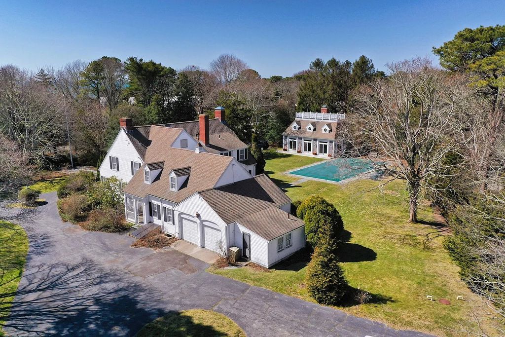 Private Compound with Manicured Lawns and Trees in Osterville, MA On the Market for $4.395M