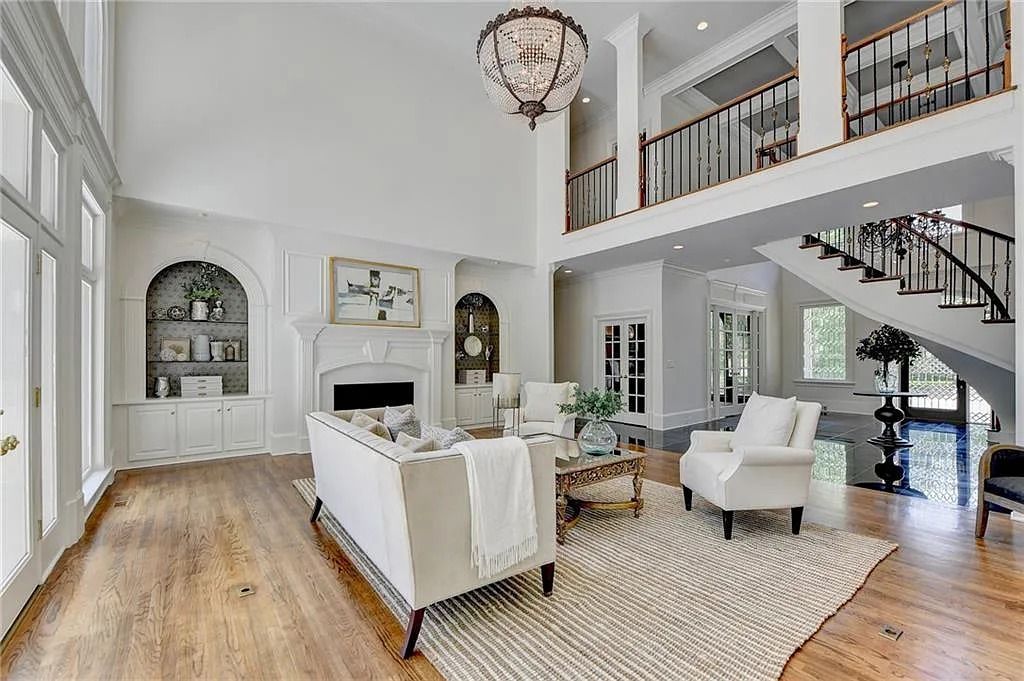 Private Luxury Living Extraordinary Outdoor Spaces at 2.9M Johns Creek GA Home 12