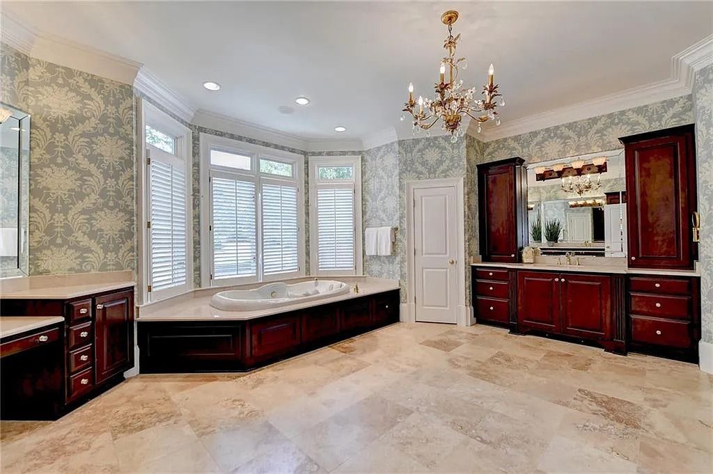Private Luxury Living: Extraordinary Outdoor Spaces at $2.9M Johns Creek, GA Home