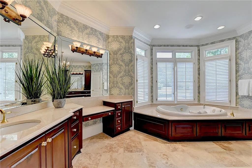 Private Luxury Living: Extraordinary Outdoor Spaces at $2.9M Johns Creek, GA Home