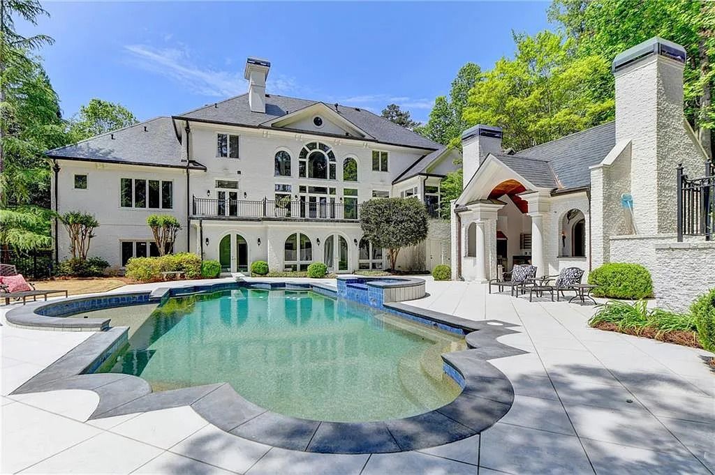 Private Luxury Living: Extraordinary Outdoor Spaces at $2.9M Johns Creek, GA Home