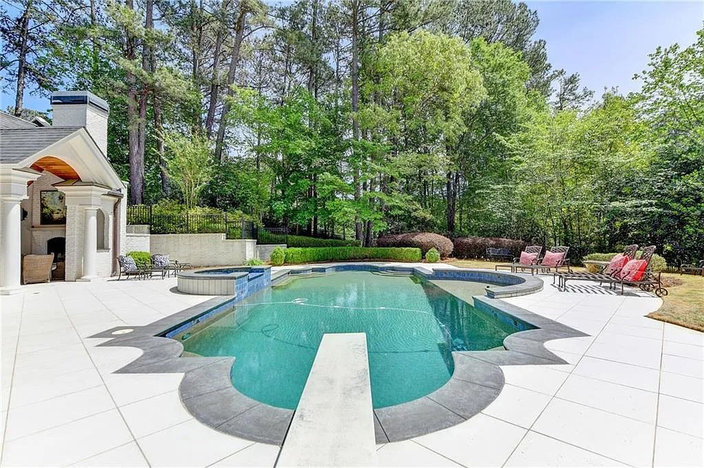 Private Luxury Living: Extraordinary Outdoor Spaces at $2.9M Johns Creek, GA Home