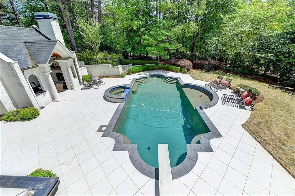 Private Luxury Living: Extraordinary Outdoor Spaces at $2.9M Johns Creek, GA Home