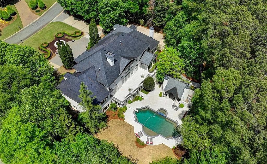 Private Luxury Living Extraordinary Outdoor Spaces at 2.9M Johns Creek GA Home 47