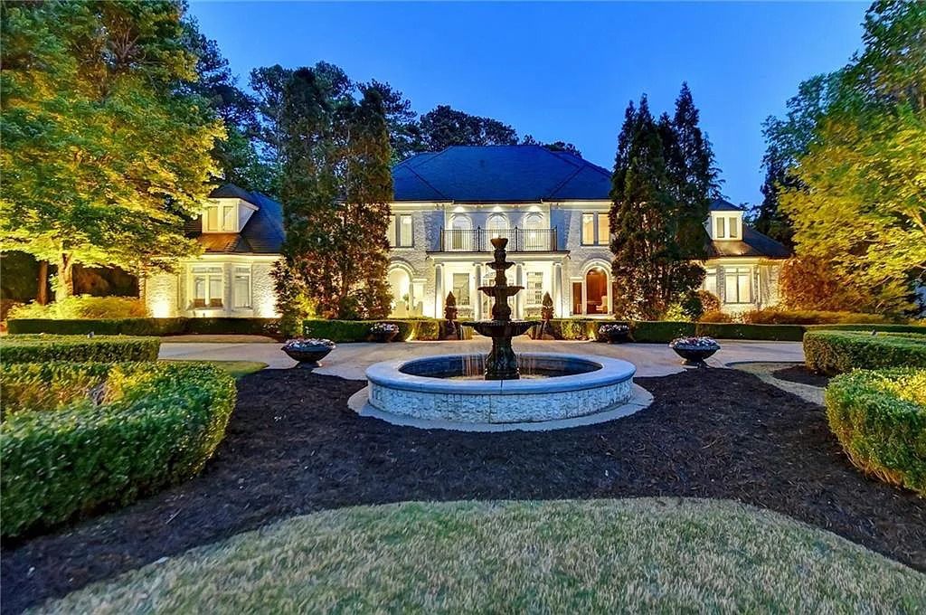 Private Luxury Living Extraordinary Outdoor Spaces at 2.9M Johns Creek GA Home 48