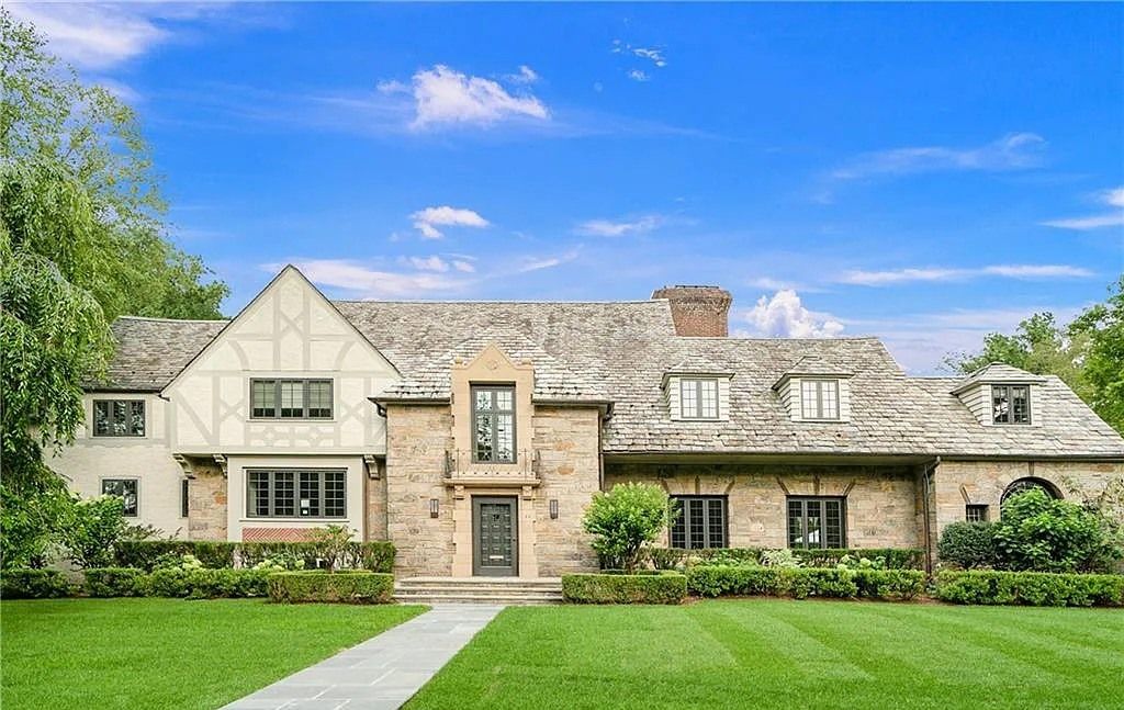 Scarsdale, NY's Iconic Tudor Home with 3 Levels of Modern Amenities, Exquisite Finishes, and Masterful Millwork for Sale at $6.8M