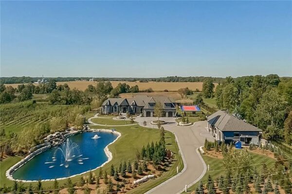 Spectacular Mansion Set on a 5.2-Acre Paradise Estate in Ontario, Canada hits the market for C$16,800,000