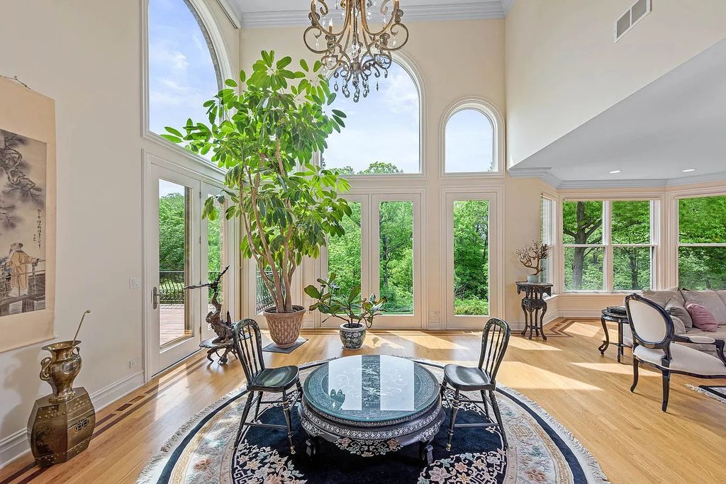 Step into a World of Natural Wonder and Tranquility with This Spectacular $2.649M Home in Highland Park, IL