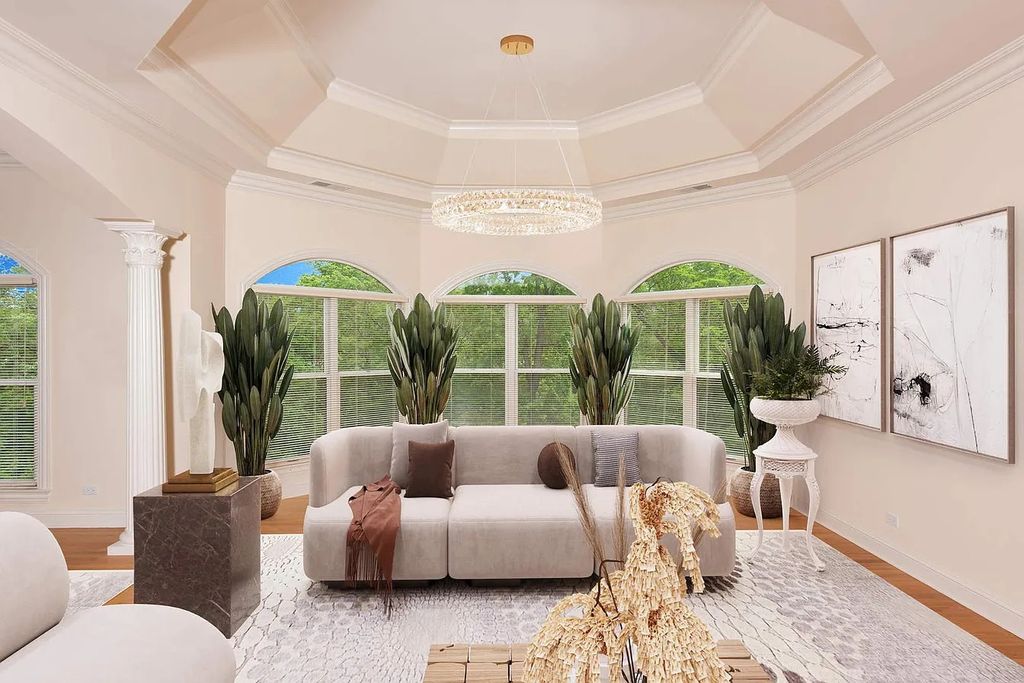 Step into a World of Natural Wonder and Tranquility with This Spectacular $2.649M Home in Highland Park, IL
