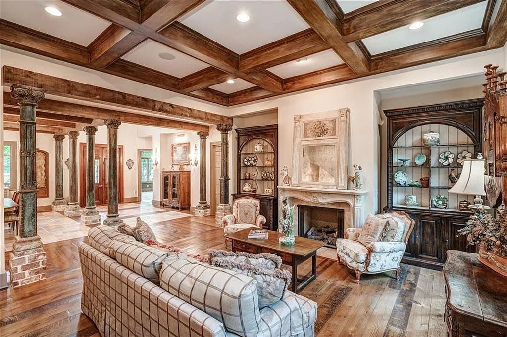 Stunning Cotswold-Inspired English Manor Home in Johns Creek, GA Designed for Entertaining, Asking $3.395M